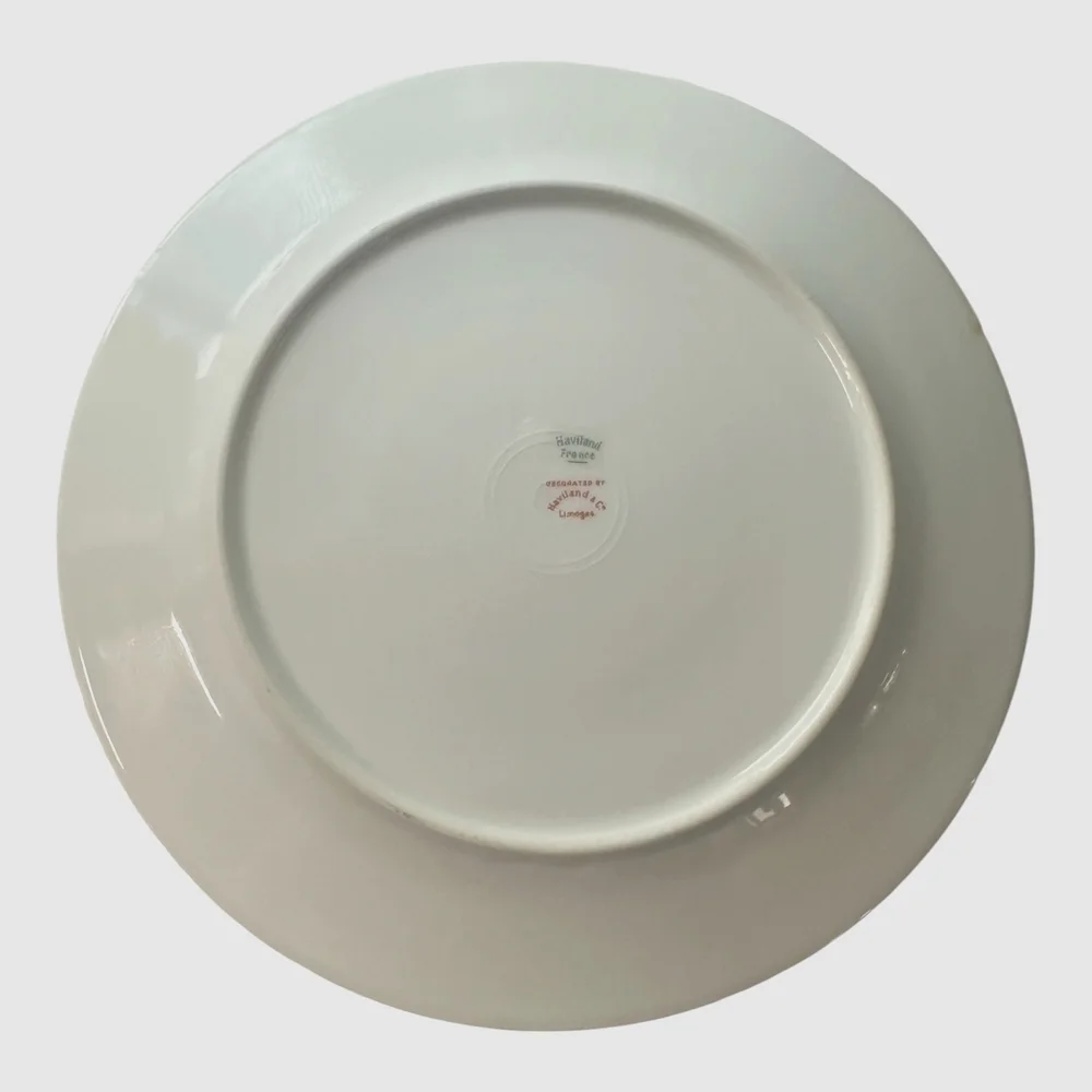 Vintage HAVILAND LIMOGES France Autumn Leaf Dinner Plate 9.75